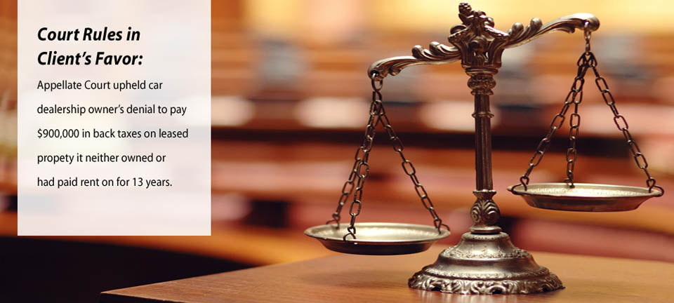 BoneeWeintraub represented car dealership on $900,000 back taxes