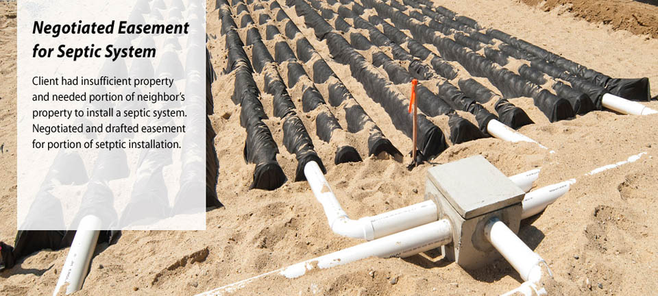 CT law firm negotiates easement for septic system